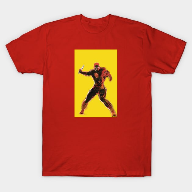 The Dude Without Fear T-Shirt by CaptainOceanSkydive